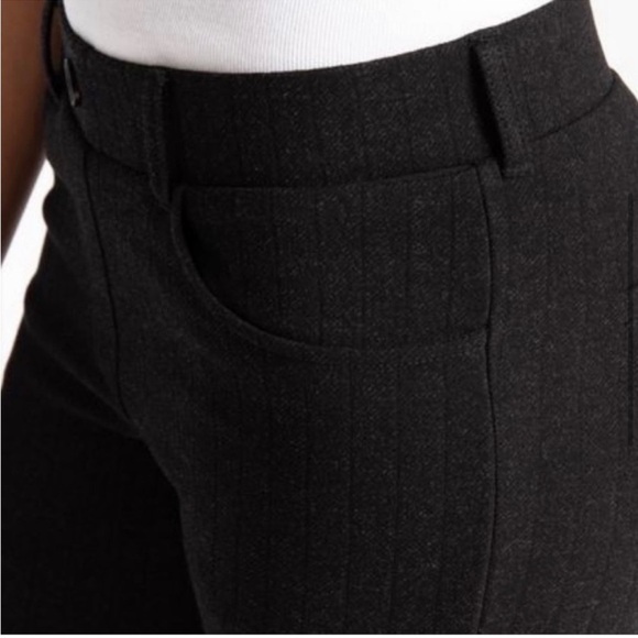Betabrand Savile Ribbed Straight Leg Yoga Dress Work Pants Charcoal Black 2XL - Picture 3 of 11